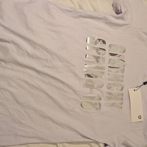 Givenchy White Graphic Tee Small